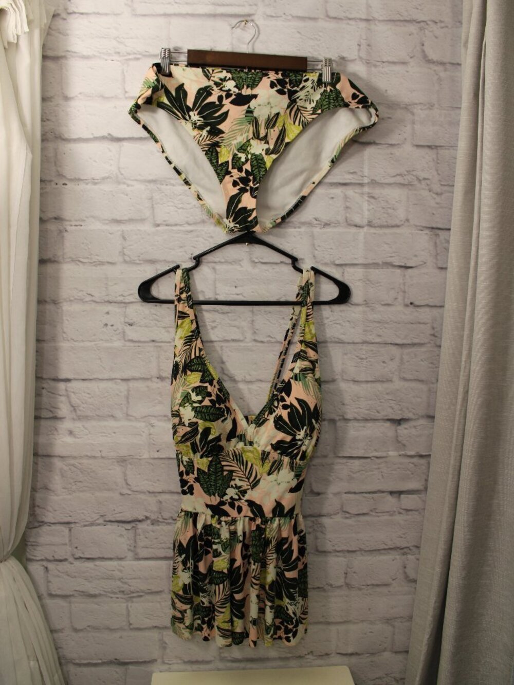 Adore Me Tankini Set Plus 3X Two Piece High Waist Floral Set Beach Travel Summer